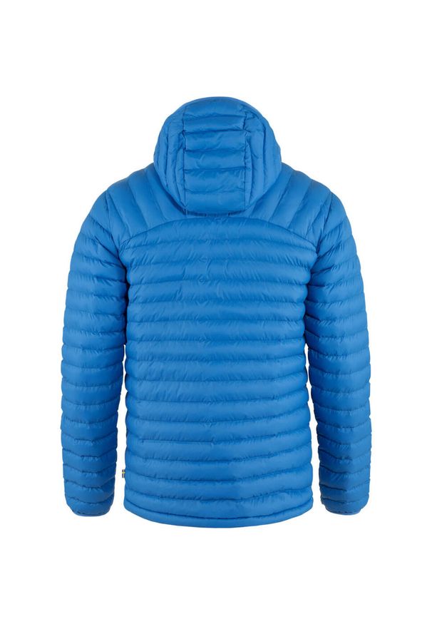 Kurtka puchowa męska Fjällräven Expedition Lätt Hoodie. Kolor: niebieski. Materiał: puch