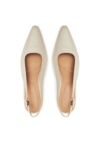 TOMMY HILFIGER - Tommy Hilfiger Szpilki Squared Toe FW0FW08636 Beżowy. Kolor: beżowy. Materiał: skóra. Obcas: na szpilce #5