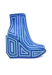 United Nude Botki Wa Bootie Hi 1087965682 Niebieski. Kolor: niebieski. Materiał: materiał