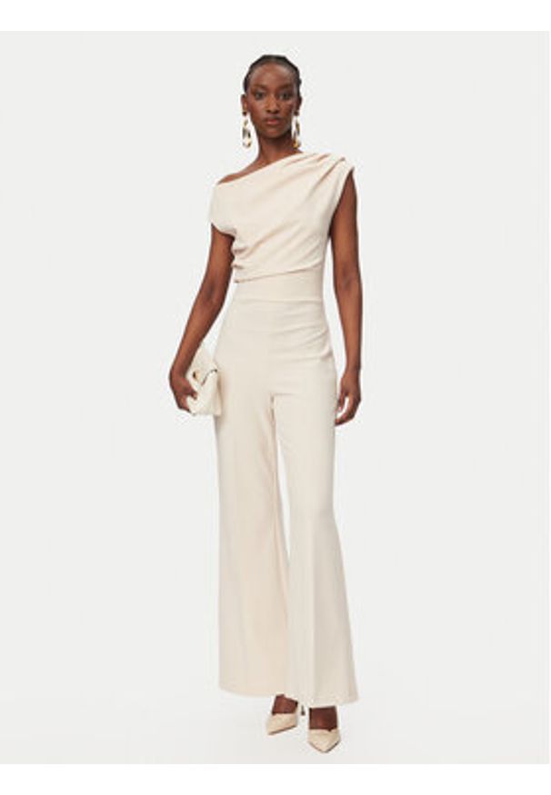 Rinascimento Kombinezon CFC0020254002 Beżowy Regular Fit. Kolor: beżowy. Materiał: syntetyk