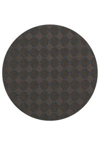 Krawat Męski - Angelo di Monti - Ciemny Brąz, Drobna Kratka. Kolor: brązowy, beżowy, wielokolorowy. Materiał: tkanina. Wzór: kratka. Styl: elegancki, wizytowy #3