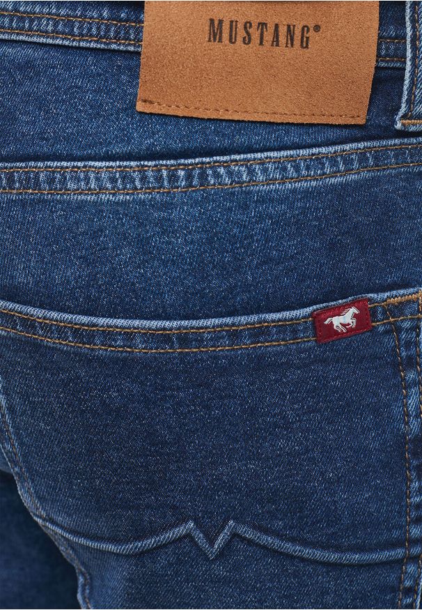 Mustang - MUSTANG Style Orlando Slim MĘSKIE SPODNIE JEANSOWE DENIM BLUE 1013418 5000 783