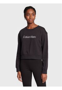 Calvin Klein Performance Bluza 00GWS2W312 Czarny Regular Fit. Kolor: czarny. Materiał: bawełna