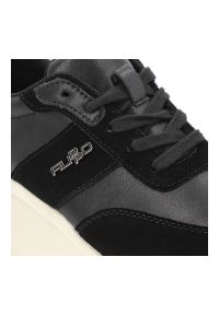 Czarne Modne Sneakersy Filippo Stylowe Obuwie Na Platformie. Kolor: czarny. Obcas: na platformie. Styl: elegancki #3