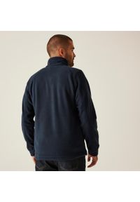 Regatta - Męski polar Thor III z pełnym zamkiem błyskawicznym. Kolor: niebieski. Materiał: polar. Sezon: zima. Sport: turystyka piesza #2