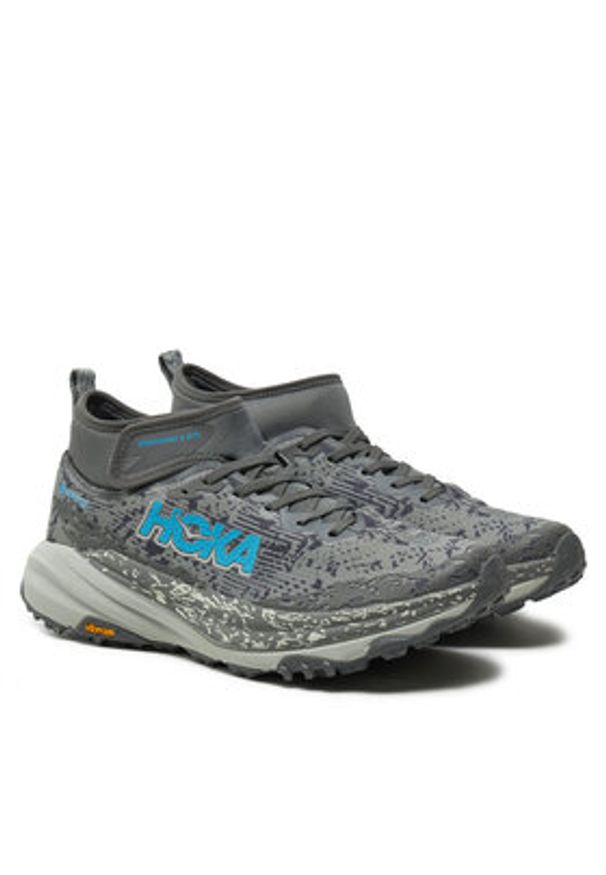 HOKA - Hoka Buty do biegania Speedgoat 6 Mid GTX GORE-TEX 1155152 Szary. Kolor: szary. Materiał: materiał. Technologia: Gore-Tex