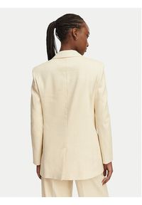 Hugo - HUGO Marynarka Anetali 50560000 Beżowy Oversize. Kolor: beżowy. Materiał: syntetyk #3