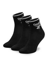 Reebok Skarpety długie R0362-SS24 (3-pack) Czarny. Kolor: czarny. Materiał: bawełna