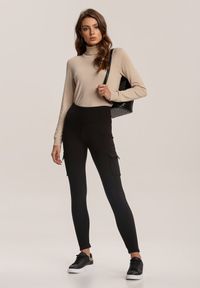 Renee - Czarne Spodnie Prettywhirl. Kolor: czarny. Wzór: jednolity. Styl: sportowy, klasyczny #2