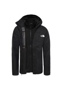 Kurtka turystyczna 3w1 męska The North Face M Quest Triclimate Jacket. Kolor: czarny. Sport: turystyka piesza