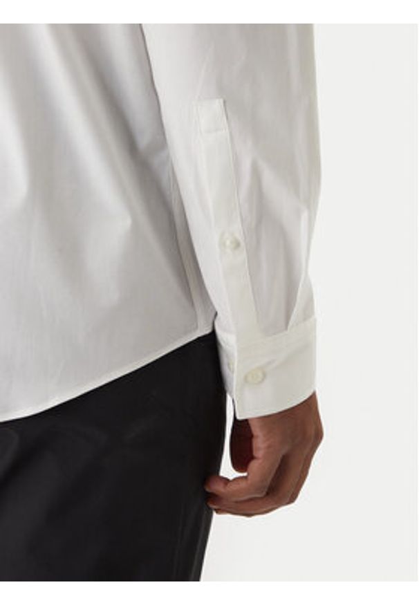 Hugo - HUGO Koszula Emero 50555786 Biały Regular Fit. Kolor: biały. Materiał: bawełna
