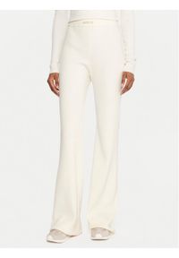 Guess Legginsy V5BB08 Z3JD2 Écru Flare Fit. Materiał: syntetyk