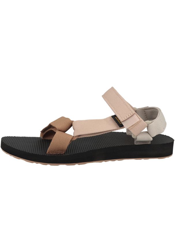 Sandały damskie Teva Original Universal. Kolor: wielokolorowy, brązowy. Materiał: syntetyk, materiał, guma. Sezon: lato. Sport: turystyka piesza