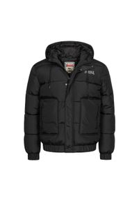 Kurtka zimowa Lonsdale Dollagh. Kolor: wielokolorowy, szary, czarny. Materiał: puch. Sezon: zima. Sport: turystyka piesza #1