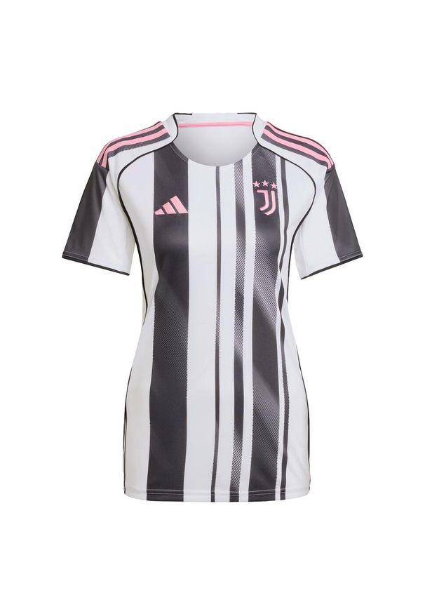 Adidas - Koszulka podstawowa Juventus 25/26. Kolor: czarny, biały, wielokolorowy
