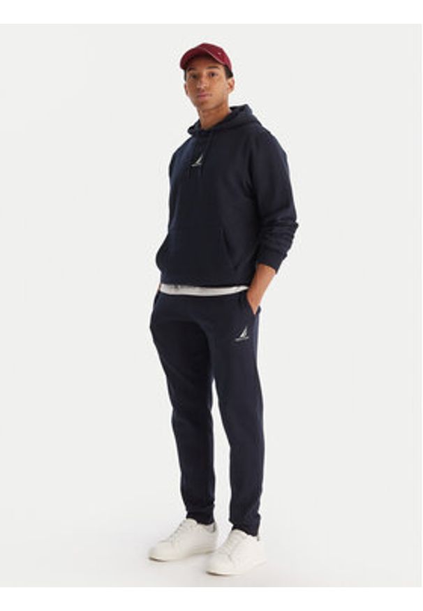 Nautica Bluza Wallowa Oh N1T04066 Granatowy Regular Fit. Kolor: niebieski. Materiał: syntetyk