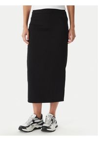 EA7 Emporio Armani Spódnica ołówkowa 7W000963 AF12484 UC001 Czarny Slim Fit. Kolor: czarny. Materiał: bawełna #1