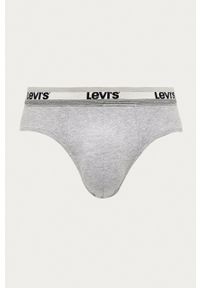 Levi's® - Levi's Slipy (2-pack) męskie kolor szary 37149.0553-greymelang. Kolor: szary #4