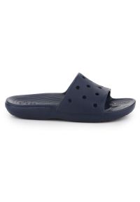 Klapki Crocs Classic Slide M 206121-410 niebieskie. Okazja: na plażę. Kolor: niebieski. Materiał: materiał #5