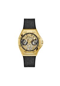 Zegarek Guess Sport Continental GW0620L2 Black/Gold. Kolor: czarny. Styl: sportowy