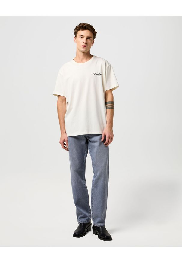 Wrangler - MESKA KOSZULKA WRANGLER VINTAGE TEE BIRCH 112371467. Styl: vintage