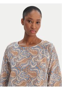 Weekend Max Mara Bluzka 2615111142 Niebieski Relaxed Fit. Kolor: niebieski. Materiał: jedwab #3