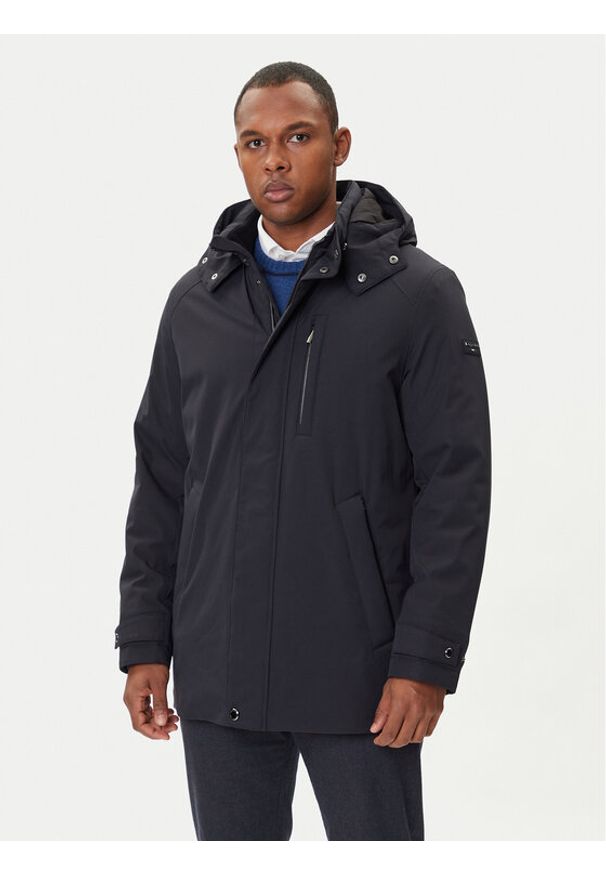 Bugatti Kurtka przejściowa 873513 81035 Granatowy Regular Fit. Kolor: niebieski. Materiał: syntetyk