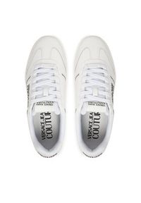 Versace Jeans Couture Sneakersy 79YA3SK6 Biały. Kolor: biały. Materiał: skóra
