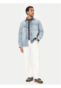 Tommy Jeans Koszula jeansowa DM0DM23269 Niebieski Relaxed Fit. Kolor: niebieski. Materiał: bawełna #5