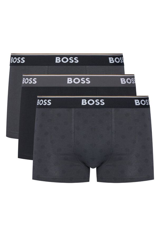 BOSS Komplet 3 par bokserek 50531701 Kolorowy. Materiał: bawełna. Wzór: kolorowy