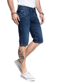 Mustang - SPODENKI MUSTANG Hampton Bermuda 1005418 5000 882. Materiał: jeans