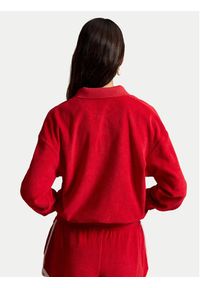 Polo Ralph Lauren Bluza 211A12737003 Czerwony Relaxed Fit. Typ kołnierza: polo. Kolor: czerwony. Materiał: bawełna #5