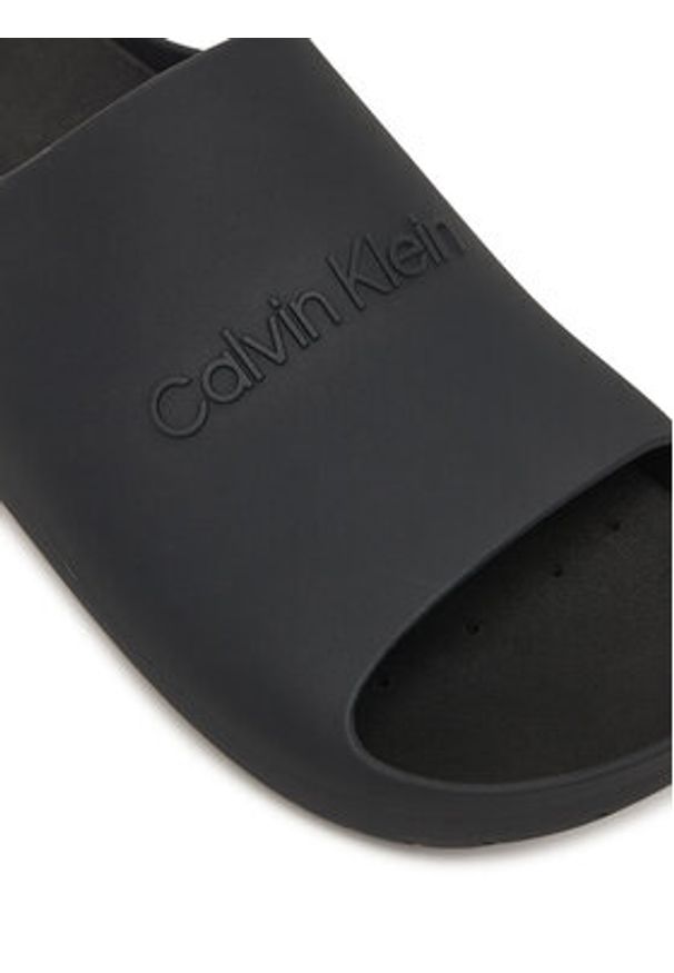 Calvin Klein Klapki Jelly Slide HM0HM02014 Czarny. Kolor: czarny. Materiał: syntetyk