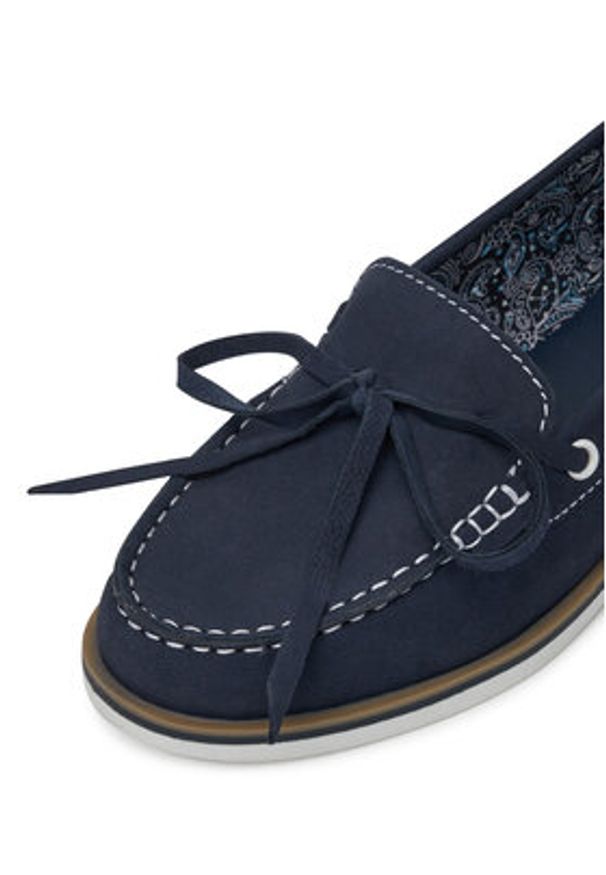 Beverly Hills Polo Club Półbuty WI16-SKIPER-01 Granatowy. Kolor: niebieski. Materiał: skóra, nubuk