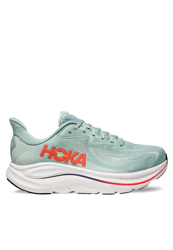 HOKA - Hoka Buty do biegania Clifton 10 1162030 Zielony. Kolor: zielony. Materiał: materiał