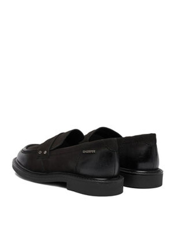 G-Star RAW - G-Star Raw Loafersy CEO-WI23-ROUND-06 Czarny. Kolor: czarny. Materiał: nubuk, skóra