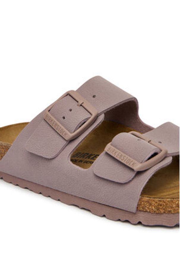 Birkenstock Klapki Arizona 1031427 Fioletowy. Kolor: fioletowy. Materiał: skóra