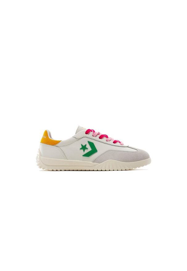 Converse - Kapcie CONVERSE RUN STAR TRAINER OX Biały. Kolor: wielokolorowy. Materiał: tkanina, skóra. Sport: bieganie