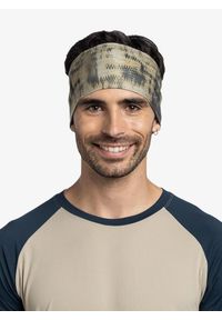 Buff - Opaska BUFF COOLNET UV® WIDE HEADBAND RESCA TUNDRA. Kolor: żółty, wielokolorowy, zielony