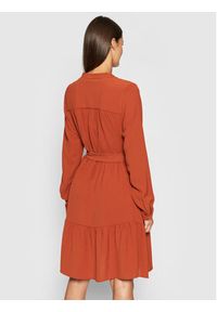 Selected Femme Sukienka koszulowa Mivia 16079687 Czerwony Regular Fit. Kolor: czerwony. Materiał: syntetyk. Typ sukienki: koszulowe #5