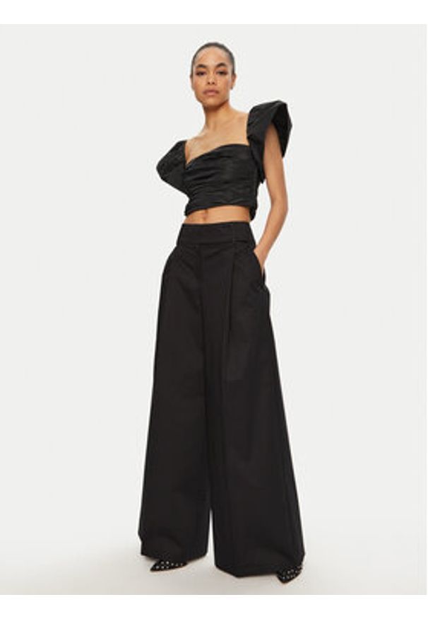 Pinko - PINKO Kuloty Proteo 103078 A1KH Czarny Regular Fit. Kolor: czarny. Materiał: bawełna