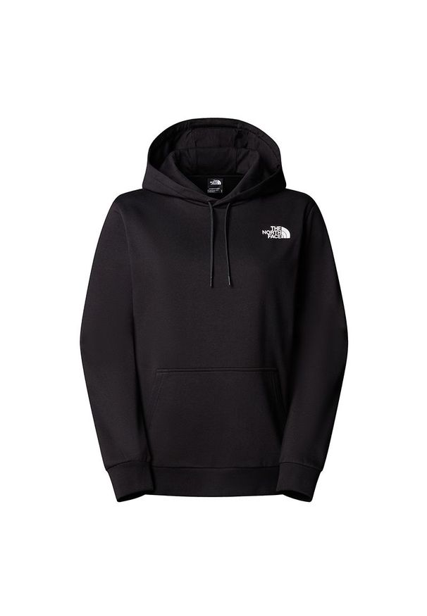 Bluza damska The North Face Simple Dome 0A89EYJK31 - czarna. Okazja: na co dzień. Typ kołnierza: kaptur. Kolor: czarny. Materiał: poliester, bawełna. Styl: klasyczny, casual, sportowy