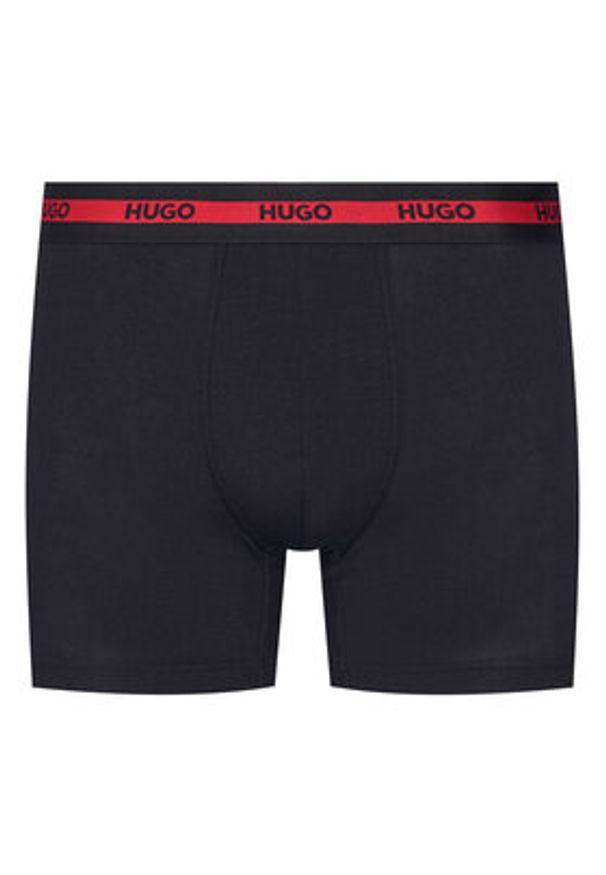 Hugo - HUGO Komplet 3 par bokserek 50545674 Kolorowy. Materiał: bawełna. Wzór: kolorowy