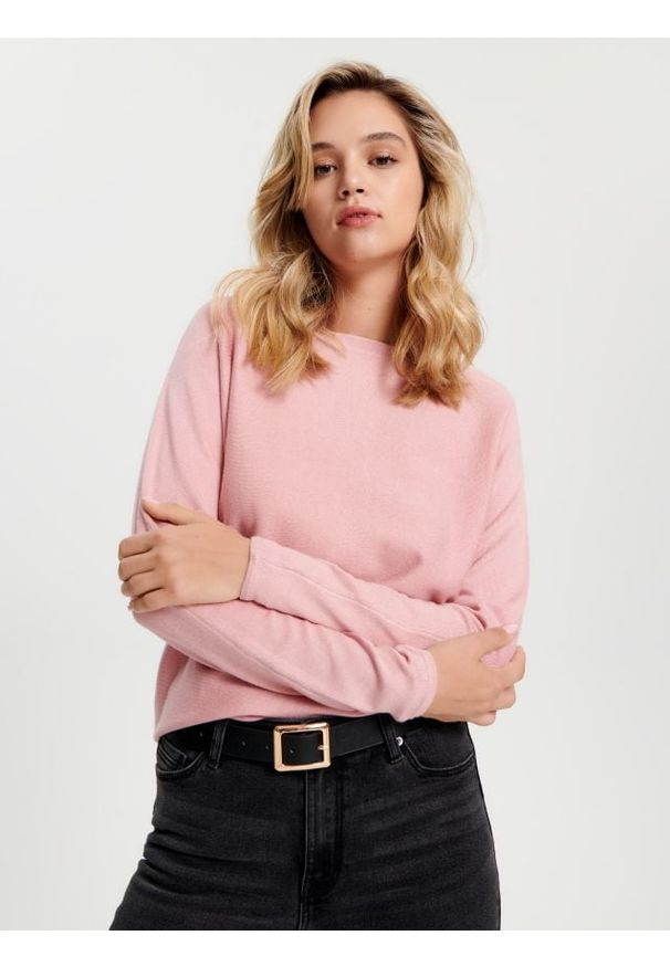 Sinsay - Sweter - różowy. Kolor: różowy