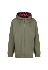 JRC - Bluza Męska Wędkarska Na Zamek Khaki Jrc Zipped Hoodie Khaki. Kolor: zielony