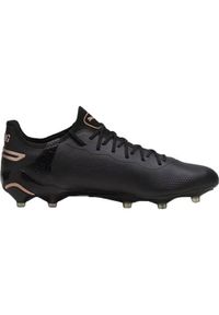 Buty piłkarskie męskie Puma King Ultimate Fg ag. Zapięcie: sznurówki. Kolor: wielokolorowy, czarny, brązowy. Materiał: materiał, syntetyk. Szerokość cholewki: normalna. Sport: piłka nożna