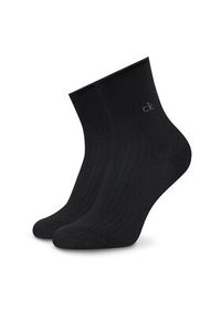 Calvin Klein Skarpety długie 701229681 Czarny. Kolor: czarny. Materiał: bawełna #2