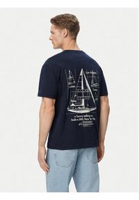 Tommy Jeans T-Shirt Sailboat DM0DM23184 Granatowy Regular Fit. Kolor: niebieski. Materiał: bawełna #4
