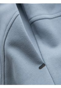 Ombre Clothing - Dopasowane męskie krótkie spodenki dresowe z nadrukami – jasnoniebieskie V1 - Rozmiar: M. Kolor: niebieski. Materiał: dresówka. Długość: krótkie. Wzór: nadruk. Styl: sportowy #7