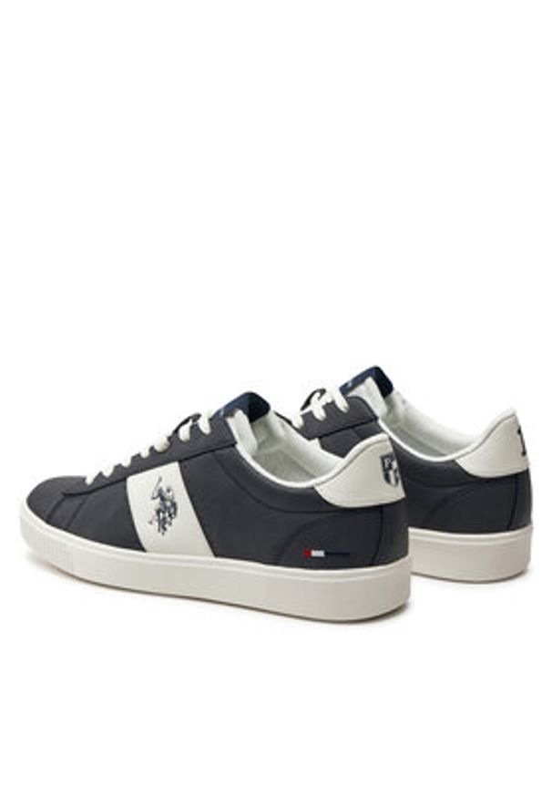 U.S. Polo Assn. Sneakersy Tymes TYMES009A Granatowy. Kolor: niebieski. Materiał: skóra